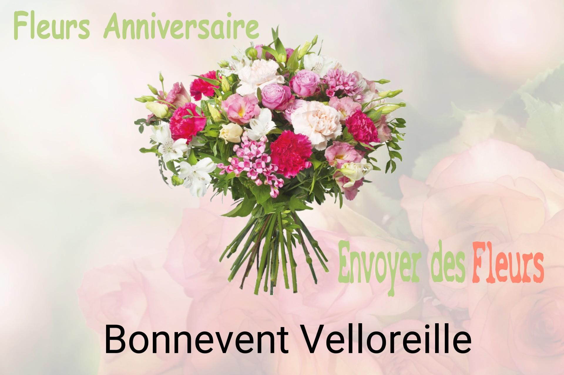 Bouquet de fleurs d’anniversaire livré à Bonnevent-Velloreille